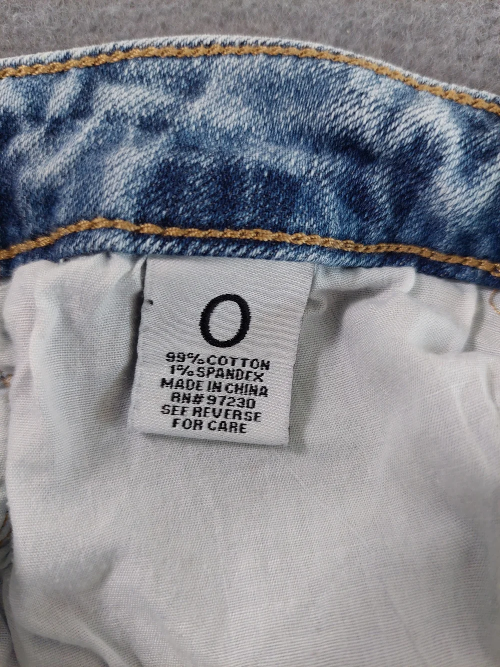 Almost Famous Checkered Straight Leg Jeans Blue Checkerboard Size 0